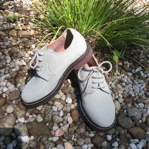 J. Crew kids suede dress shoe oxfords
